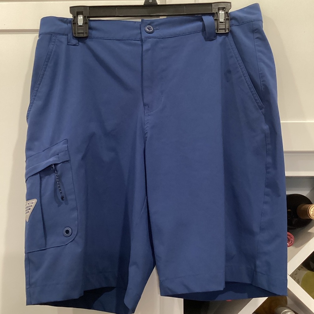 Mens Columbia PFG Cargo Fishing Shorts (32)